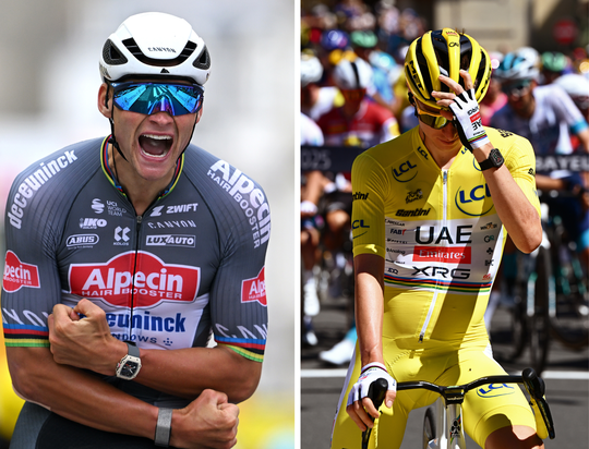 Mathieu van der Poel en Tadej Pogacar dragen in Tour de France peperdure horloges: dit is de opvallende reden