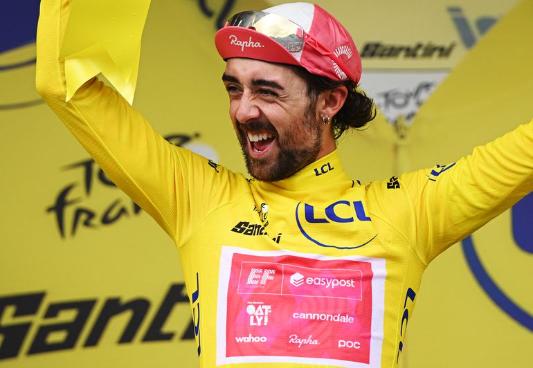 Tour de France-leider Ben Healy heeft bijzonder verhaal: Ierse wielrenner in gele trui komt niet uit Ierland