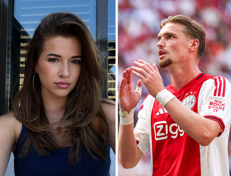 Jade Anna (vriendin Ajax-speler Kenneth Taylor) verklapt sportieve primeur