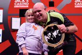 Dochter Zoë met haar vader Michael van Gerwen © PDC / Kelly Deckers