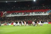 De sfeeractie bij Feyenoord-Heerenveen, die door duizenden fans werd gemist. ©Getty Images