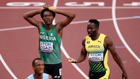 Nigeriaanse sprinter doet schokkende onthulling op WK atletiek: 'Officials dwongen me om dat te doen'