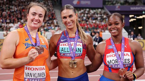 Gestuntel na zilveren medaille Nederlandse atlete op WK atletiek: 'Hij was nergens te bekennen'