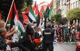 De pro-Palestina protesten bij de Vuelta in Spanje © Getty Images