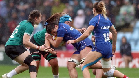 Krankzinnig incident op WK rugby: speelster beschuldigd van bijten tegenstander