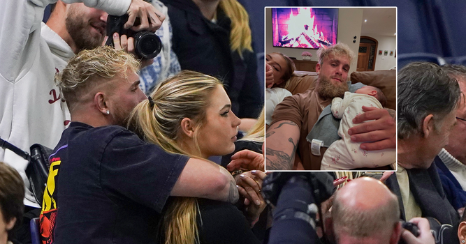 Jutta Leerdam heeft bijrol in schattige fotoreeks Jake Paul en nieuwe nichtje: 'Liefde'