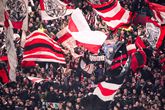 Fans van Ajax. © Getty Images