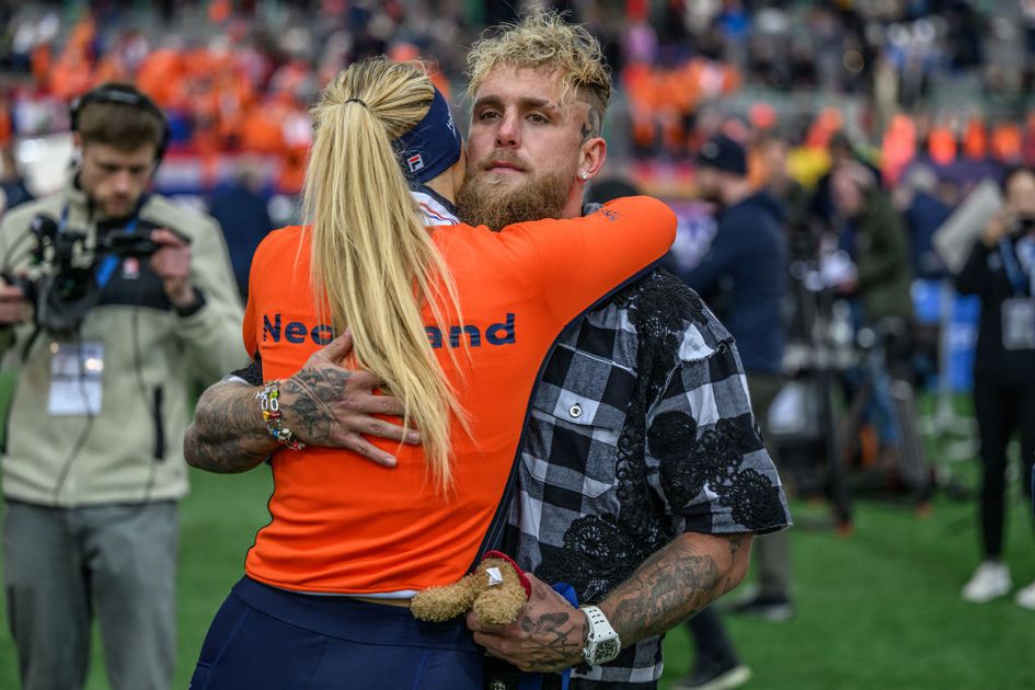 Veelbesproken Jake Paul deelt bizarre video na zege verloofde Jutta Leerdam: 'Dat is mijn schatje!'