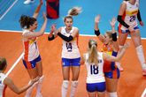 Oranje-international Laura Dijkema gaat uit haar bol op volleybalfeestje in Amerika