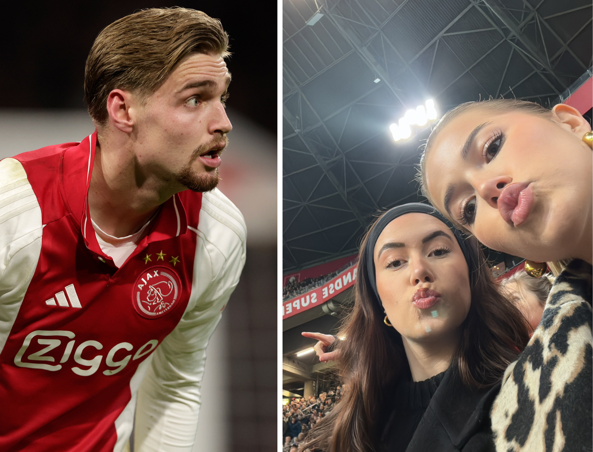 Beroemde vriendin van Kenneth Taylor maakt bijzonder moment van Ajax-speler van heel dichtbij mee