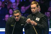 Ronnie O'Sullivan en Ali Carter

© ANP