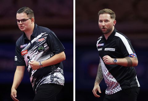 Bizar incident tijdens Bahrain Darts Masters, Gian van Veen en Danny Noppert opgeschrikt tijdens clash