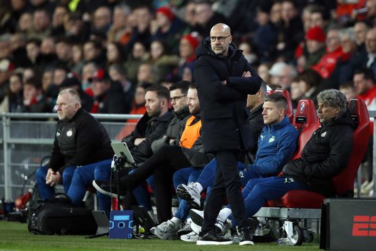 Peter Bosz maakt zich geen zorgen om gemiste kansen van PSV tegen Heracles: 'Hebben nog steeds de meeste goals'