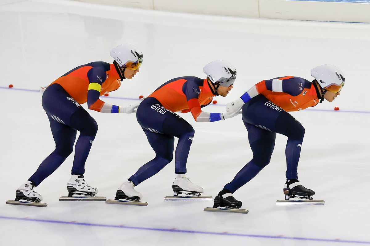 Geen medaille voor Nederlandse mannen op ploegenachtervolging: 'Toch wel een bittere pil'