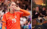Estavana Polman had onverwachts verwachts een weekend vrij en nam het er lekker van. ©Getty Images/Instagram, beeldbewerking Sportnieuws.nl.