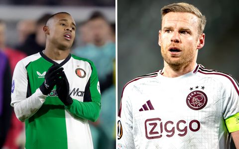 Stand Eredivisie bijna weer 'eerlijk': Ajax en Feyenoord na inhaalwedstrijden weer op gelijke hoogte