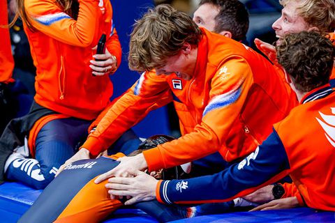 Gouden hattrick Van 't Wout nog altijd mogelijk: shorttrackers Jens en broer Melle overleven bloedstollende heats