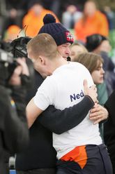 Erben Wennemars kijkt terug op 'emotionele dag' met gouden zoon Joep: 'Dan gebeuren er een heleboel rare dingen'