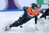 Jens van 't Wout trekt zich terug op WK shorttrack. ©Getty Images