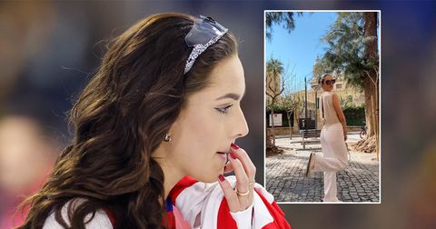 Kjeld Nuis geint met schaatsster in zomerse sferen: 'Wilde je even checken'