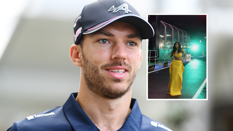 Vriendin van Pierre Gasly steelt de show bij Grand Prix van Australië: 'Glamour op de grid'