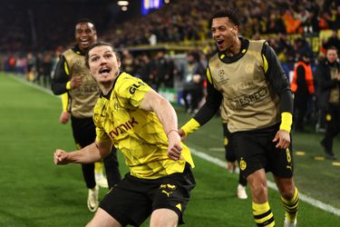 Borussia Dortmund ontsnapt aan drama na weergaloze strijd in Champions League