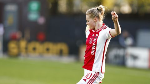 Nadine Noordam dolgelukkig met finaleplaats Ajax Vrouwen: 'Nou nog even oefenen op voorzetten'