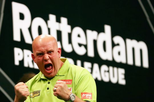Michael van Gerwen in Rotterdam: hoge gemiddeldes, laag winstpercentage en nog geen avondwinst