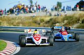 Ayrton Senna tijdens de GP van Portugal op het circuit van Estoril in 1984. ©Getty Images