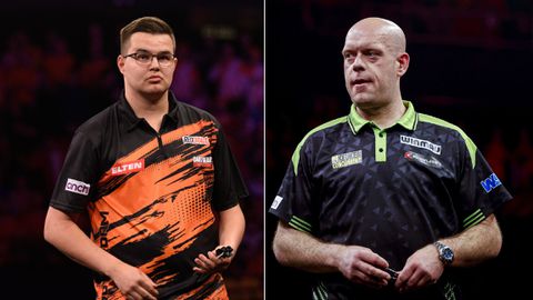 Dramatische avond Michael van Gerwen en Gian van Veen in Rotterdam: Nederlandse topdarters kansloos onderuit