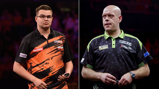 Dramatische avond Michael van Gerwen en Gian van Veen in Rotterdam: Nederlandse topdarters kansloos onderuit