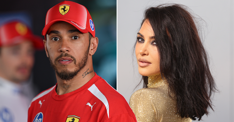 F1-icoon Lewis Hamilton hint naar 'volgende stap' in relatie met Kim Kardashian