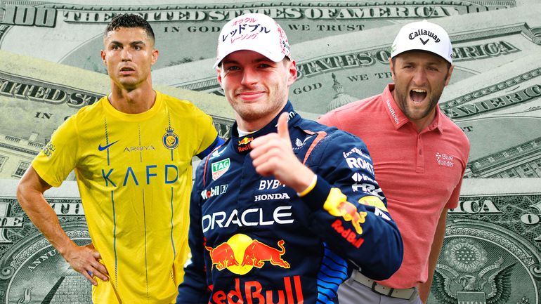 Max Verstappen verdient enorm bedrag, maar Ronaldo en Messi krijgen nog veel meer geld: dit zijn de rijkste sporters