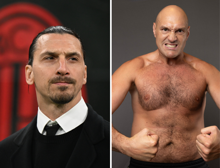 Zlatan Ibrahimović heeft boodschap voor Tyson Fury richting gevecht tegen Oleksandr Usyk: 'Schrijf geschiedenis, wij zullen kijken'