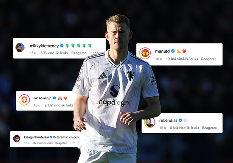 Matthijs de Ligt overladen met liefde na treurig bericht: vrouw van Frenkie de Jong en oud-voetballers reageren