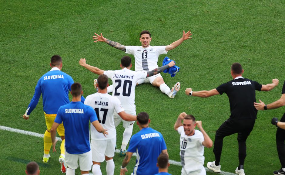 Slovenië verpest met eerste EK-goal in 24 jaar Deens feestje van Christian Eriksen