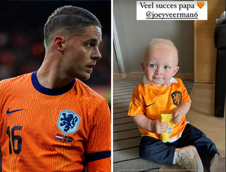 Vriendin Joey Veerman steekt voetballer en Nederlands elftal hart onder de riem met schattig bericht