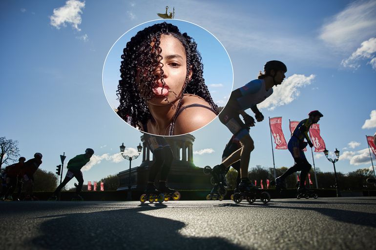Nederlandse inlineskate-kampioene deelt ook haar andere talent: 'Fijne manier om me te uiten'