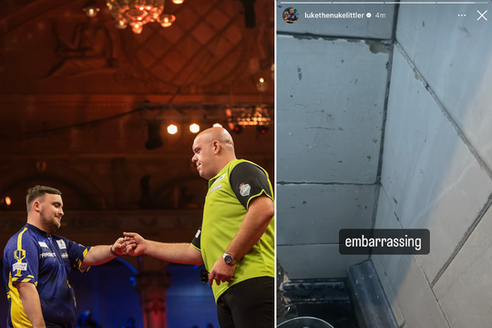 Luke Littler plaatst en verwijdert vage Instagram Story na verlies tegen Michael van Gerwen