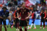 Kevin de Bruyne, aanvoerder van België op het EK, zal het Nations League-duel met Israël op andere locatie moeten spelen. ©Getty Images
