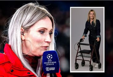 Foto van presentatrice Hélène Hendriks met rollator duikt op, datum van terugkeer op televisie bekend
