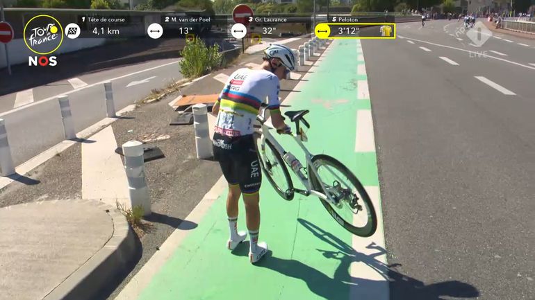 Favoriet Tadej Pogacar maakt flinke schuiver in Tour de France: 'Dit is cruciaal'