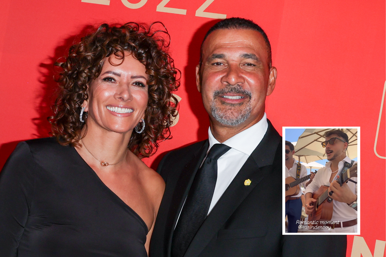 Voetbalicoon Ruud Gullit beleeft 'romantisch moment' met dolgelukkige vriendin