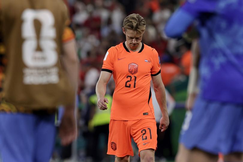 Frenkie de Jong namens Oranje. ©Getty Images