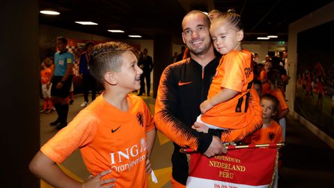 Emotionele boodschap voor voetbalicoon Wesley Sneijder (41): 'Je bent een voorbeeld, papa'