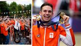 Gouden Harrie Lavreysen toont beelden van 'onwerkelijk' feest in eigen dorp: 'Wat een nacht'
