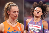 Lieke Klaver stelde teleur op de WK atletiek, terwijl Sydney Mclaughlin-Levrone enorm veel indruk maakte © Getty Images
