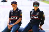 Max Verstappen en Yuki Tsunoda. Getty Images