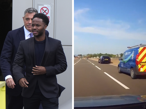 Feyenoord-flop Raheem Sterling (31) nog verder in het nauw door nieuwe beelden van heftige autocrash