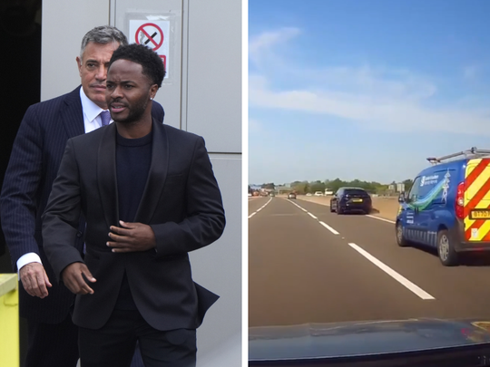 Feyenoord-flop Raheem Sterling (31) nog verder in het nauw door nieuwe beelden van heftige autocrash